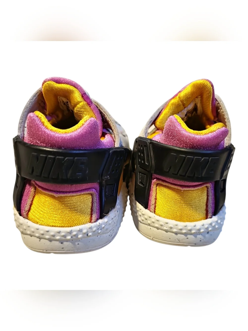 Nike Huarache Run Toddler Girl‎ Little Kid Size 7c Pink White Style : 704950-043